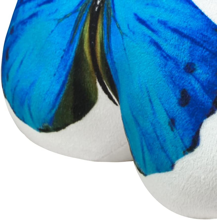 VG|blue-butterfly|3D Butterfly Throw Pillow, Hot Pink