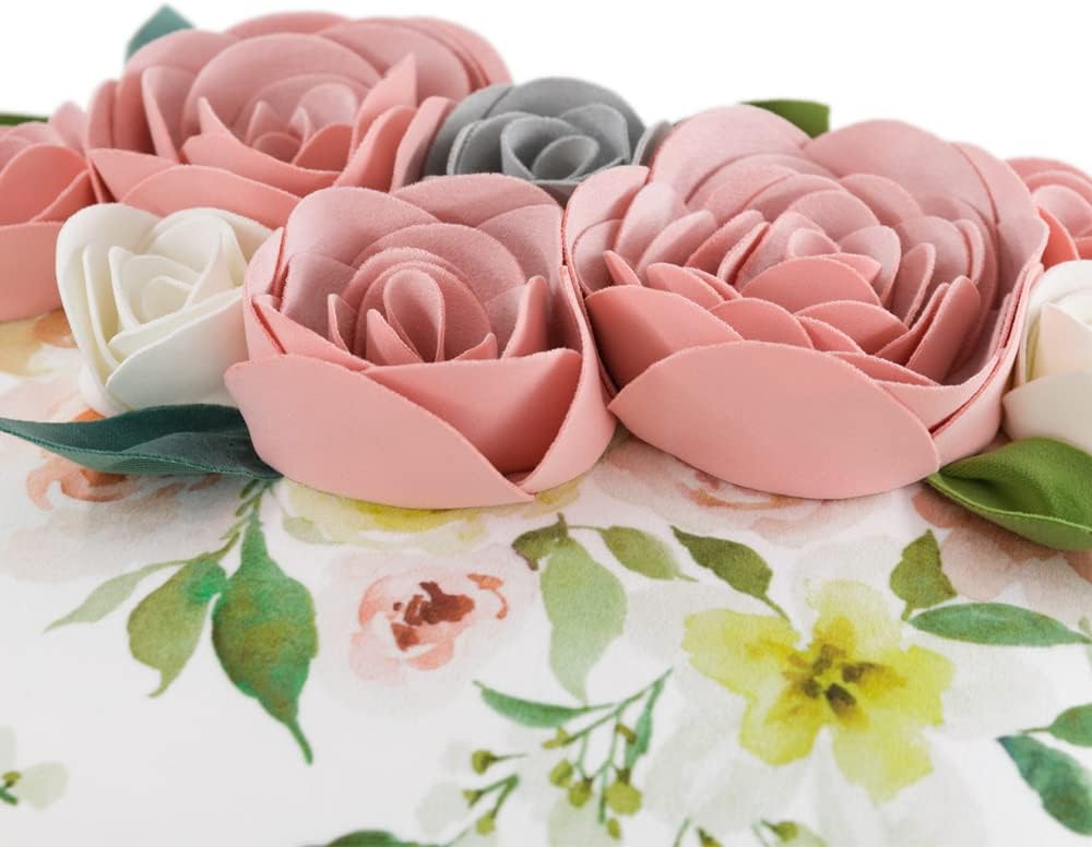 Decorative 3D Flower Throw Pillow Covers
