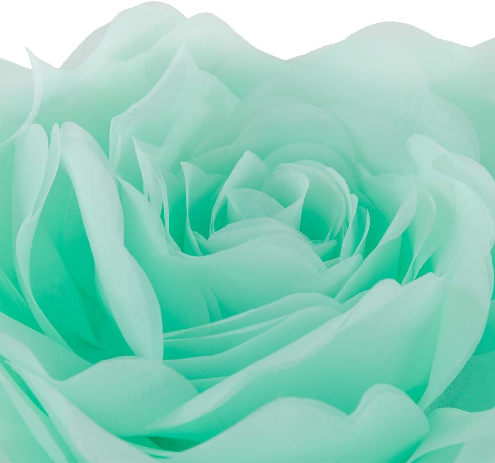 VG|mint-green|3D Flower Throw Pillow Cover