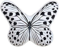 VG|white-butterfly|3D Butterfly Throw Pillow, Hot Pink