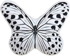 VG|white-butterfly|3D Butterfly Throw Pillow, Hot Pink