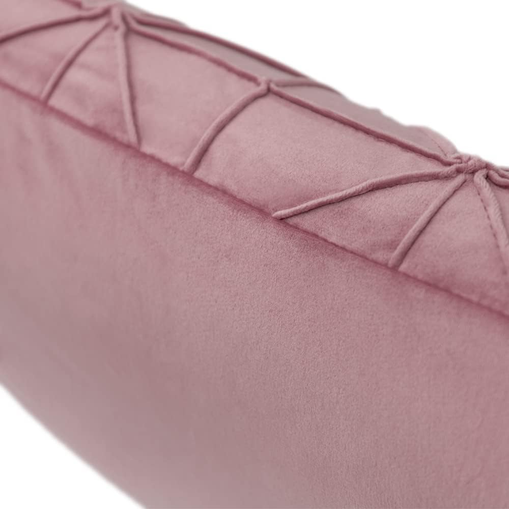 VG|grayish-pink|Velvet Pillow Cover