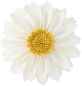 3D Flower Throw Pillow Cover Aesthetic Decorative Daisy Accent Pillow Case Hand Crafted Cushion Round Floral Pillowcase for Home Bed Couch Bedroom Chair - Beige