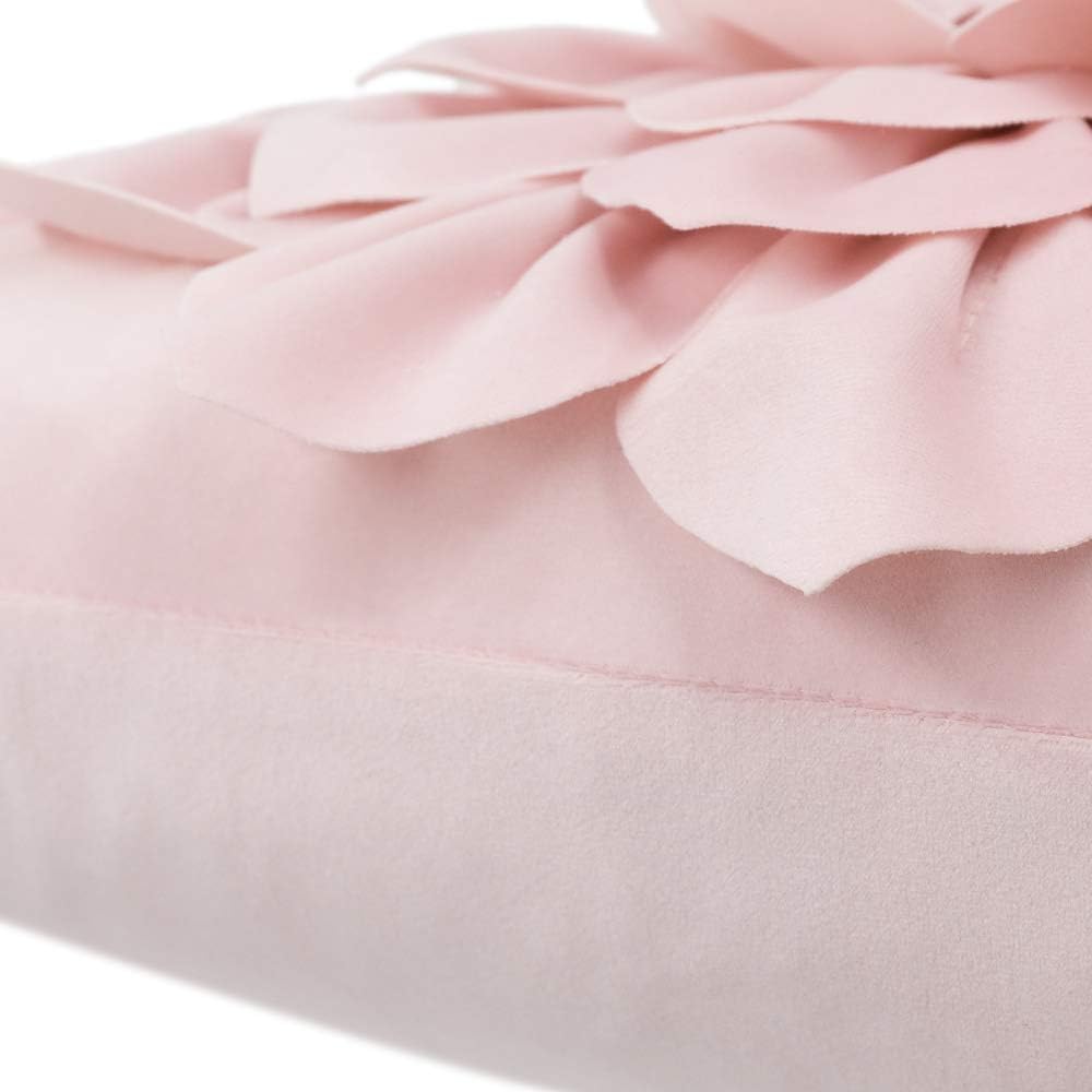 VG|pink|3D Flower Throw Pillow Covers