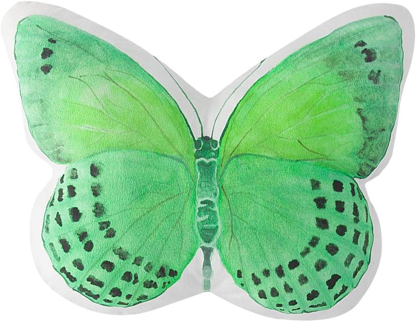 VG|light-green|3D Butterfly Throw Pillow, Hot Pink