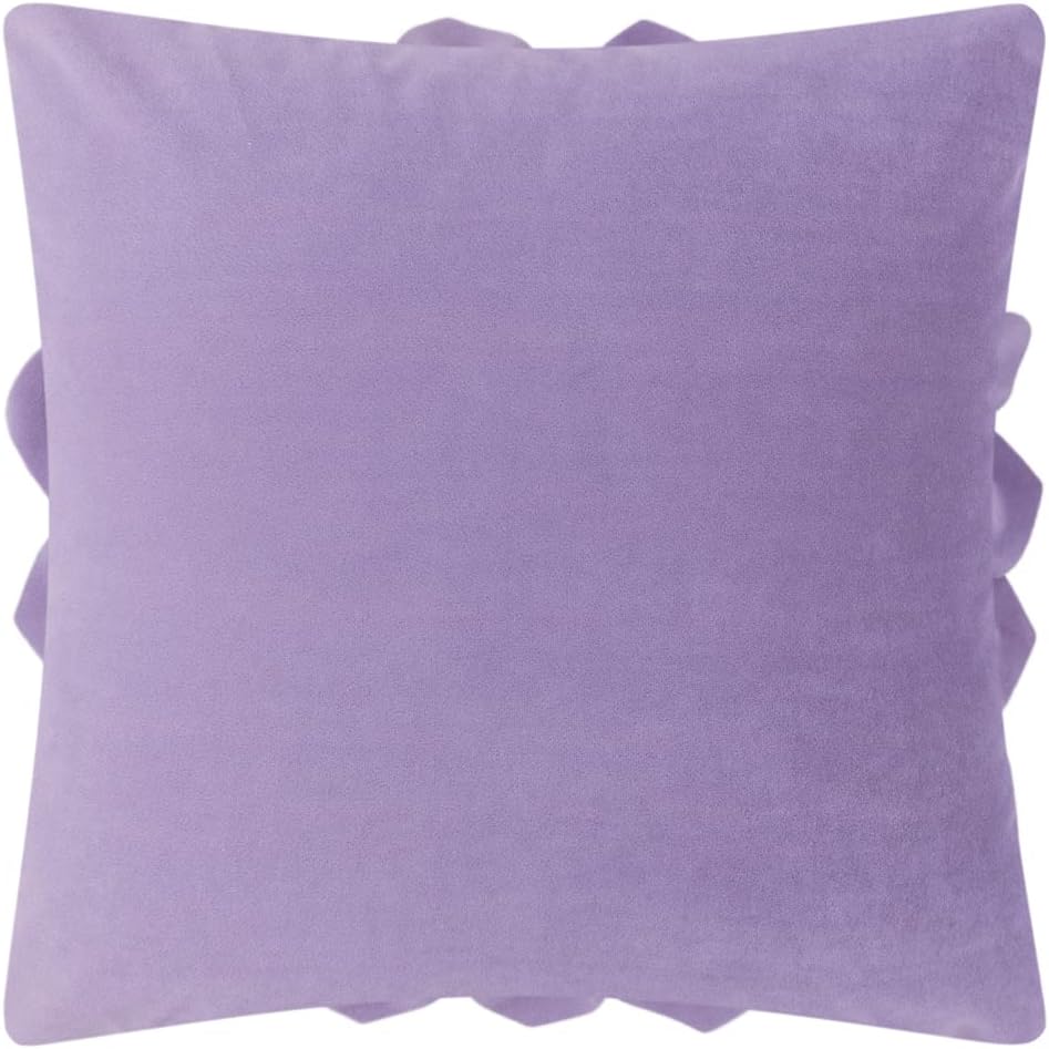 VG|purple|3D Flower Throw Pillow Covers