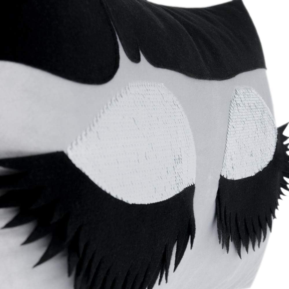 Long Eyelashes Sequins Throw Pillow Cover