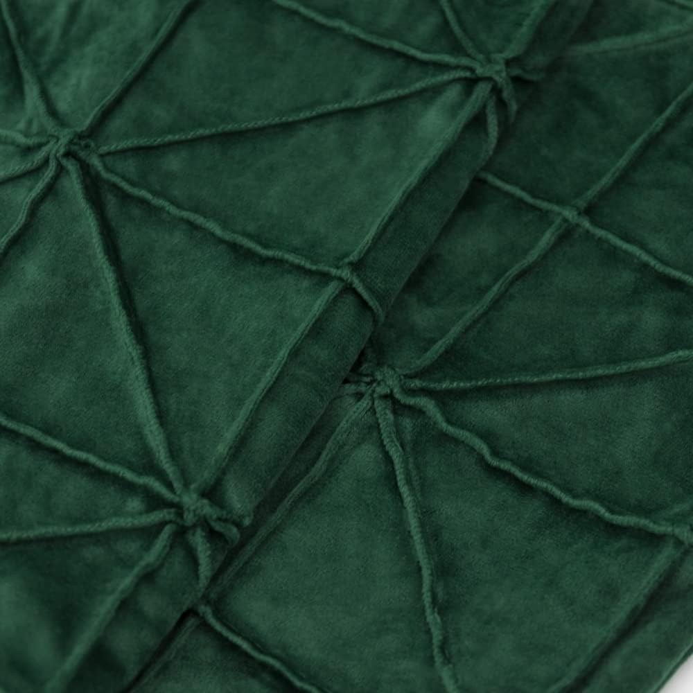 VG|dark-green|Velvet Pillow Cover