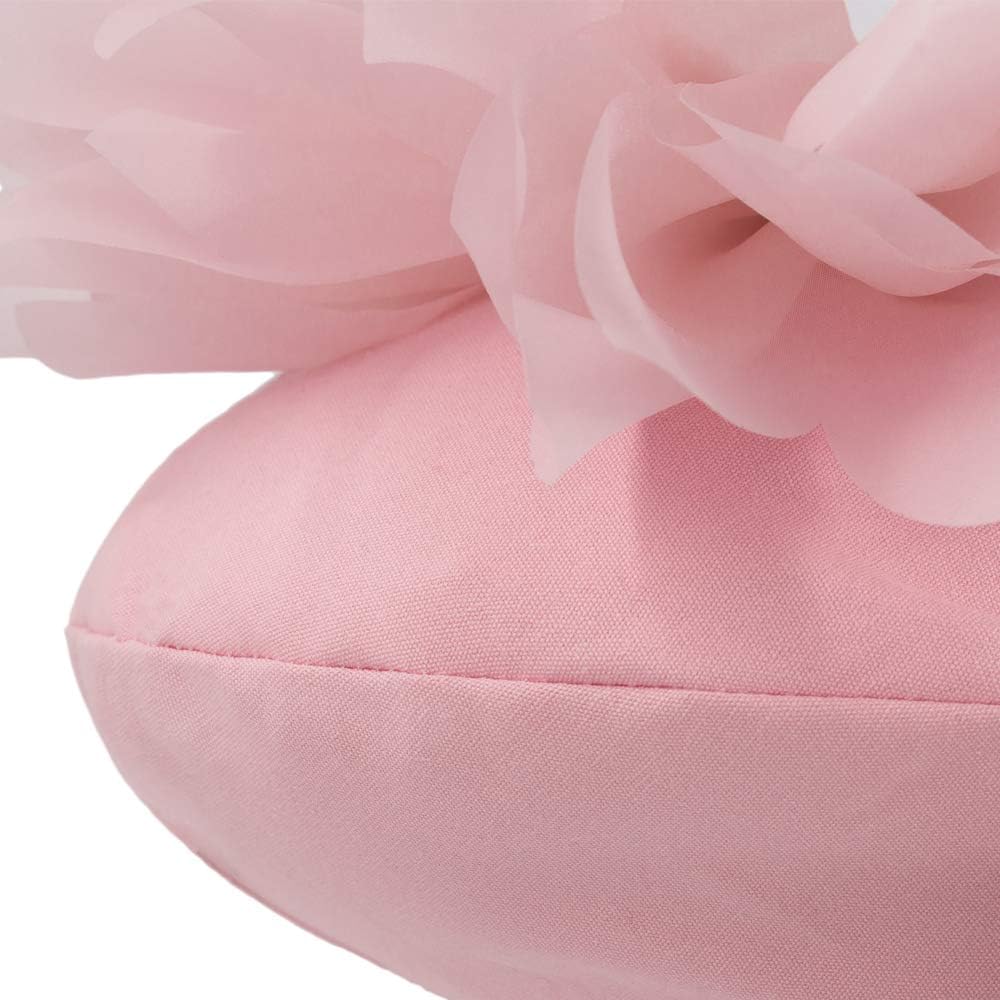 Decorative 3D Flower Shaped Throw Pillow