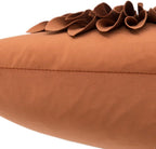 VG|red-burnt-orange|3D Sunflowers Throw Pillow Cover Wine Red