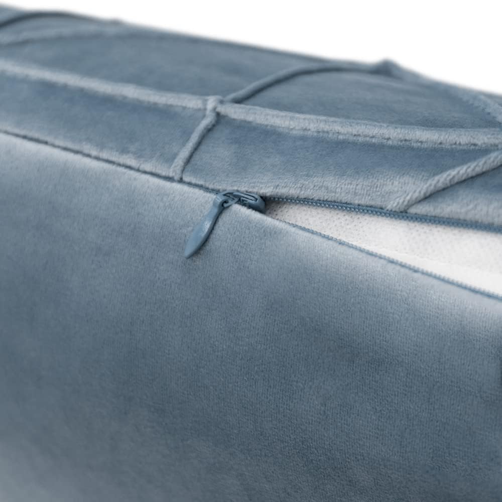 VG|light-blue|Velvet Pillow Cover
