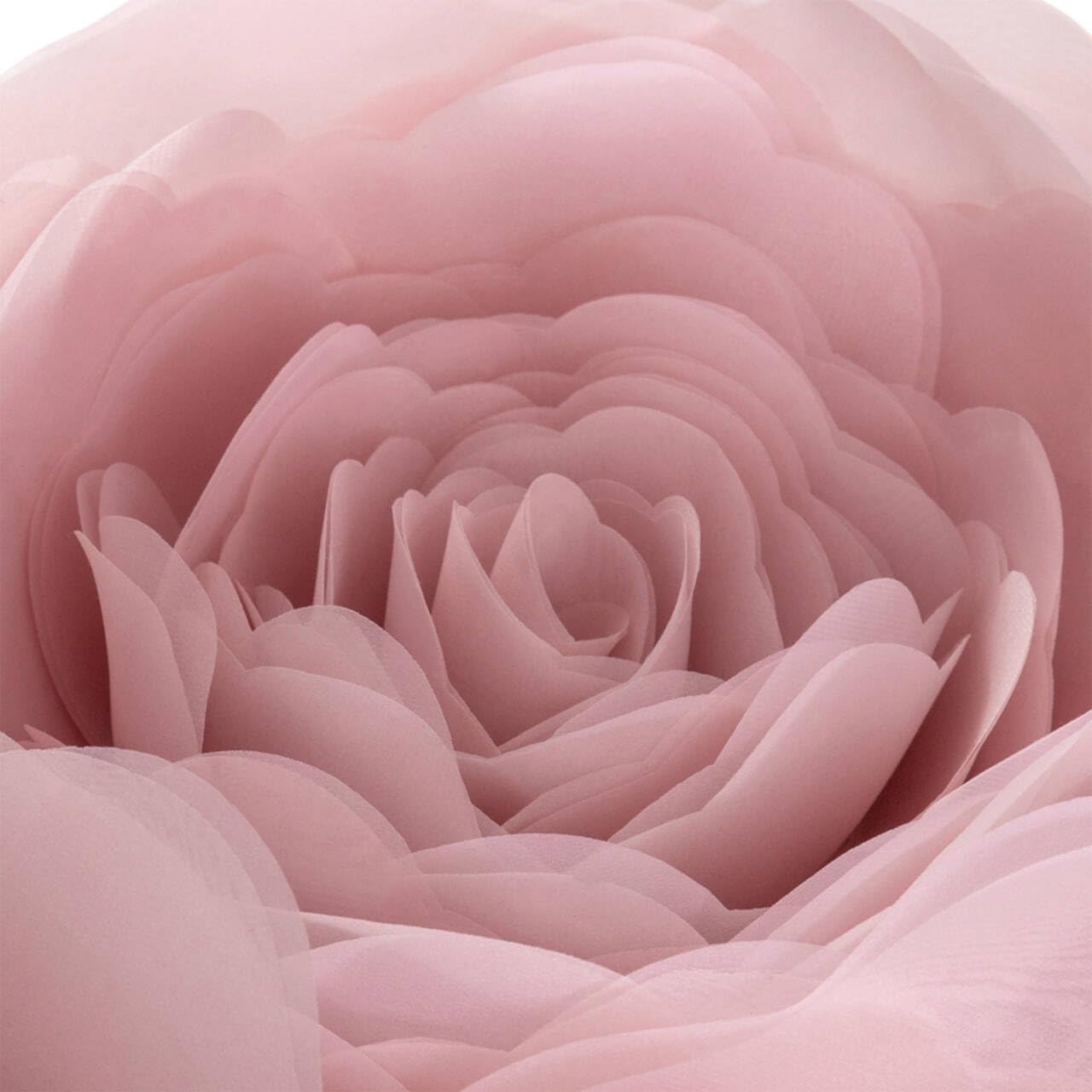 VG|rose-gold|3D Flower Throw Pillow Cover