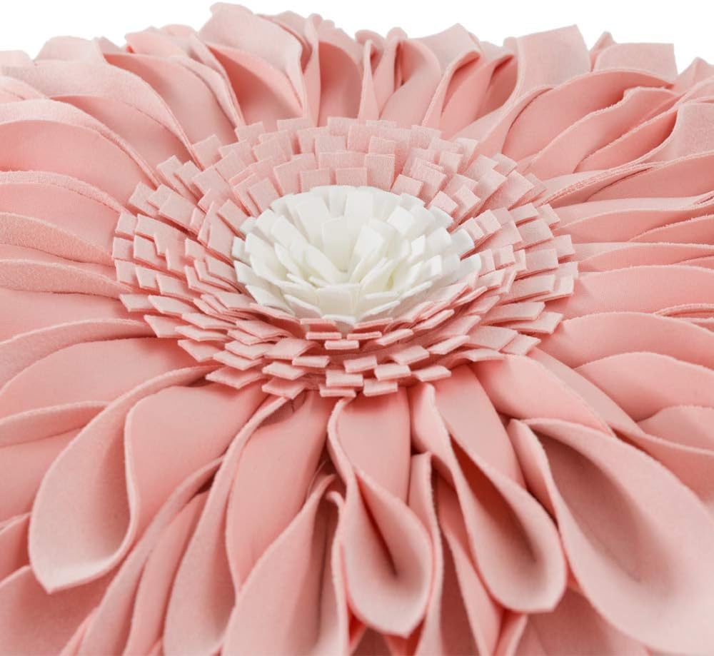 VG|pink-pink-white-velvet|3D Sunflowers Throw Pillow Cover Wine Red