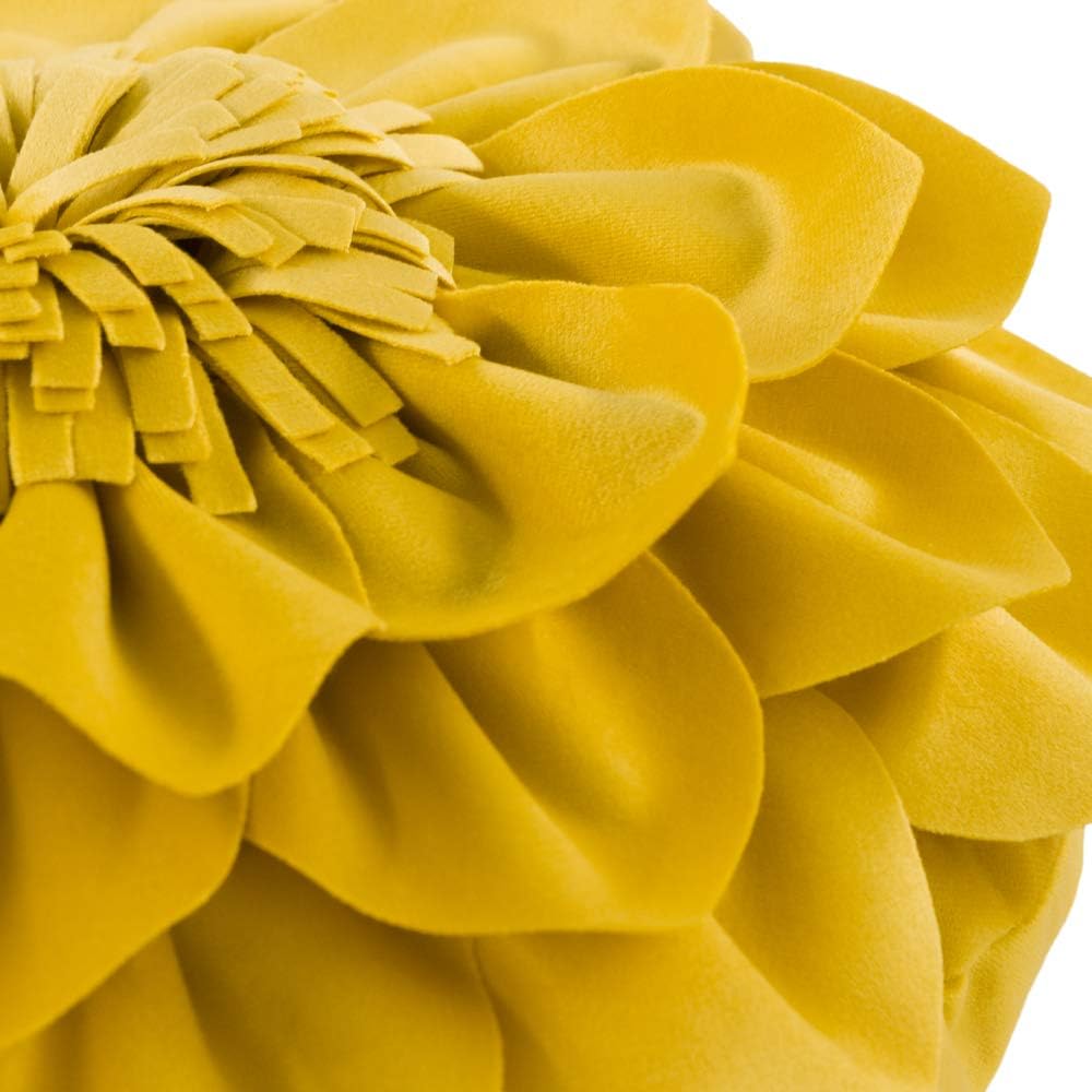 VG|yellow|Decorative Throw Pillow with Insert
