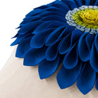 VG|blue-sapphire-blue-beige-canvas|3D Sunflowers Throw Pillow Cover Wine Red