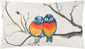 Cute Birds Series Throw Pillow Cover Decorative Pillowcase Cushion Case Shell Linen Couch Bed Home Decor - Pillowcase a