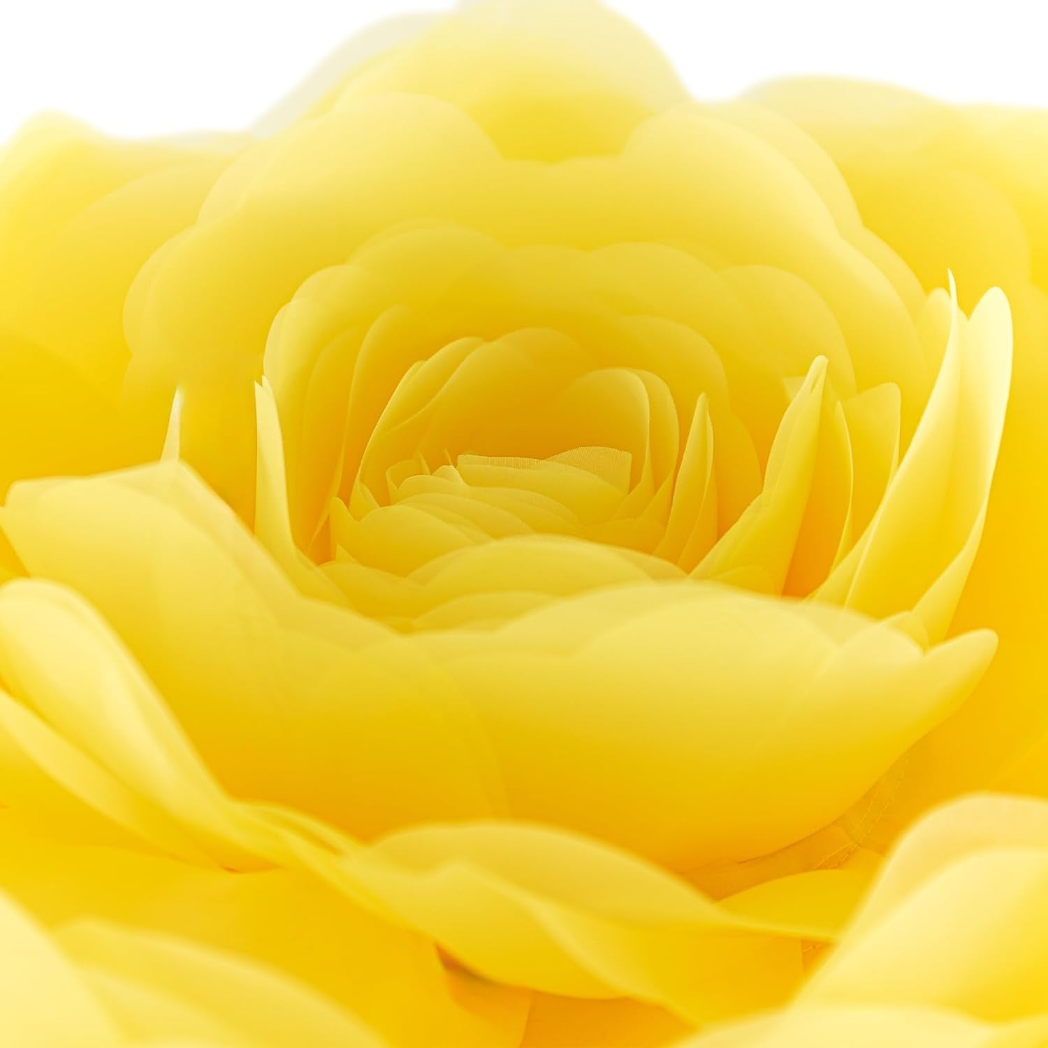VG|yellow|3D Flower Throw Pillow Cover