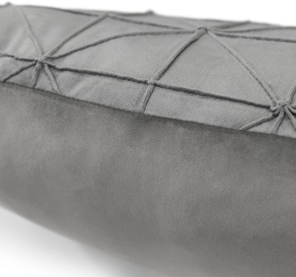 VG|light-gray|Velvet Pillow Cover