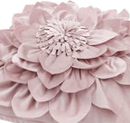 VG|rose-gold|3D Flower Throw Pillow Covers