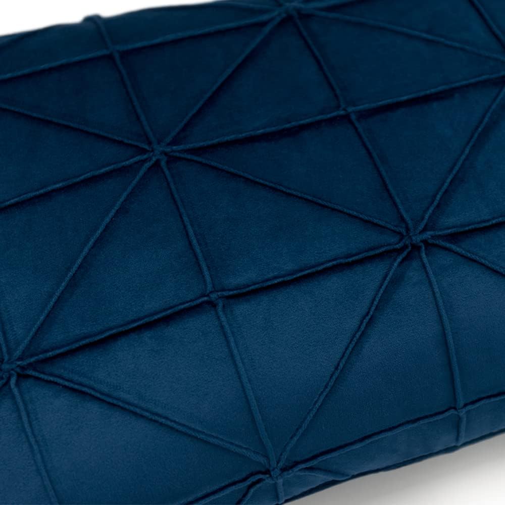 VG|navy-blue|Velvet Pillow Cover