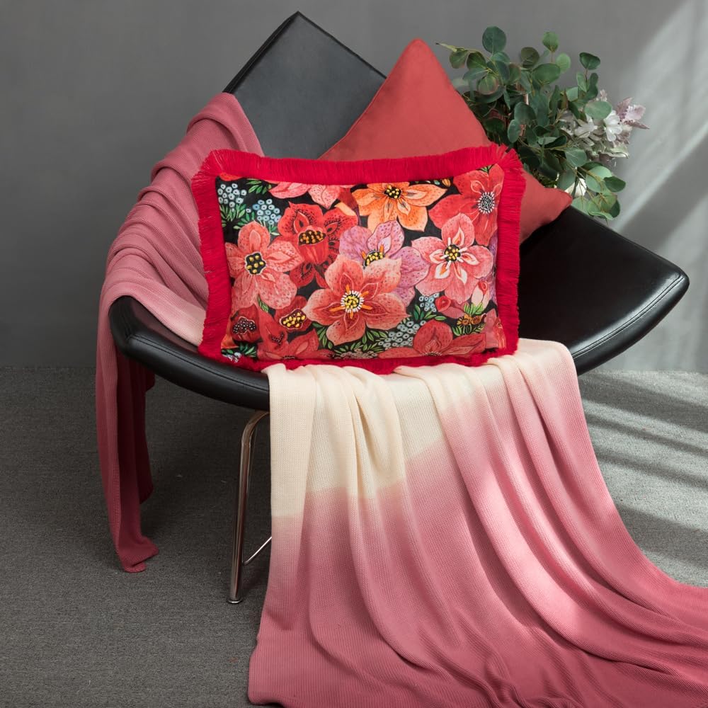 VG|red-garden|Parrot Throw Pillow Cover Soft Pillow Case Decorative Cushion Cover for Sofa Couch Chair Bed Living Room
