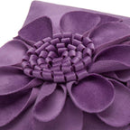 VG|purple|3D Flower Throw Pillow Cover