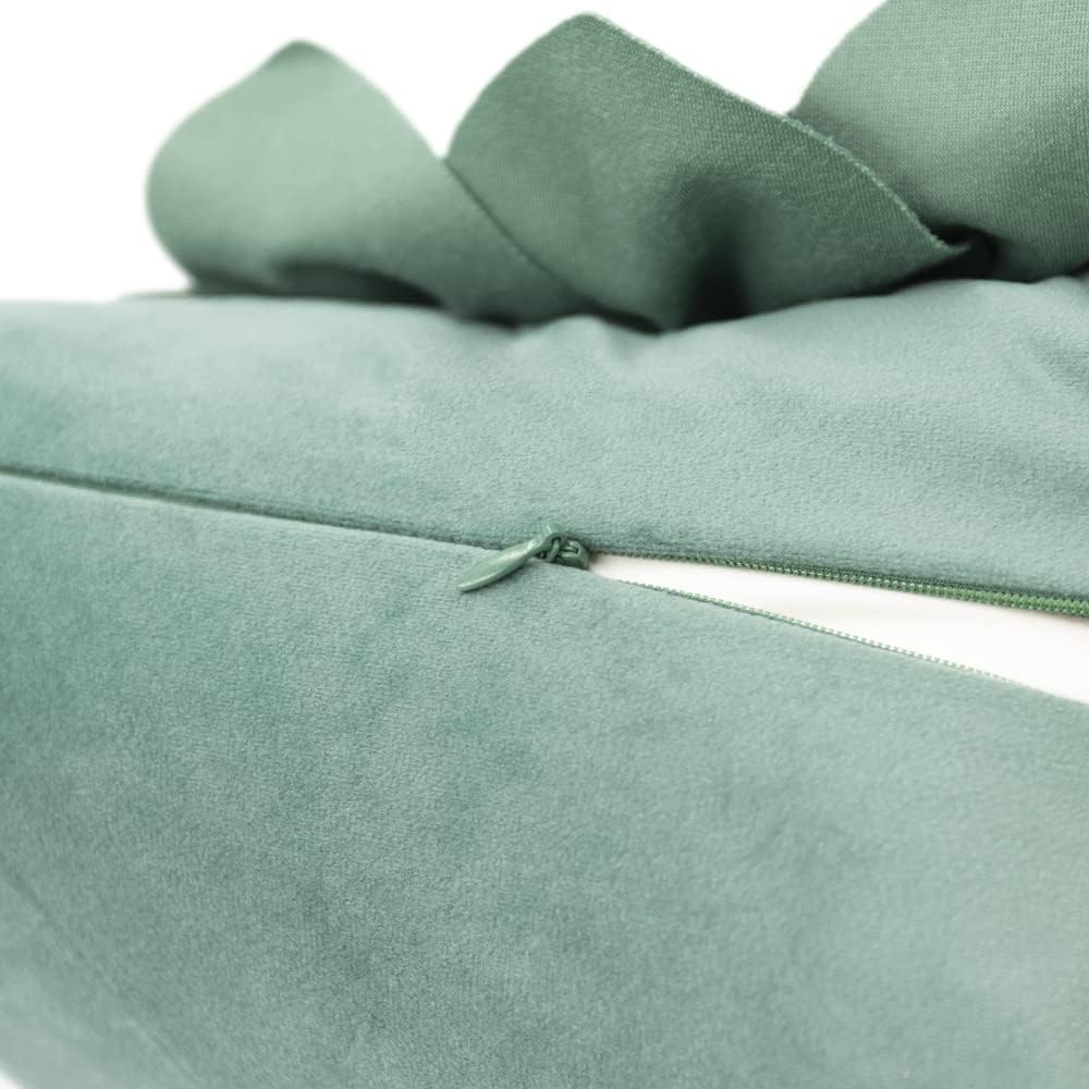 VG|green|3D Flower Throw Pillow Covers