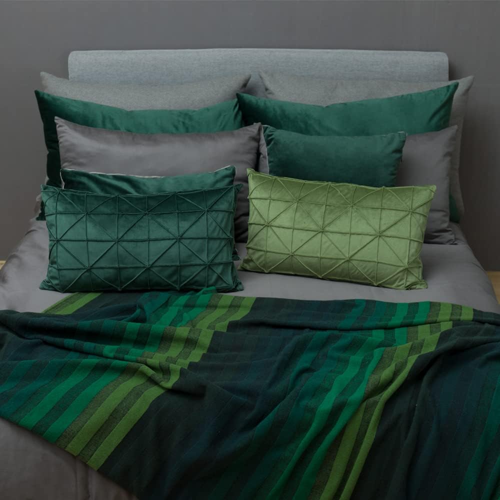 VG|green|Velvet Pillow Cover
