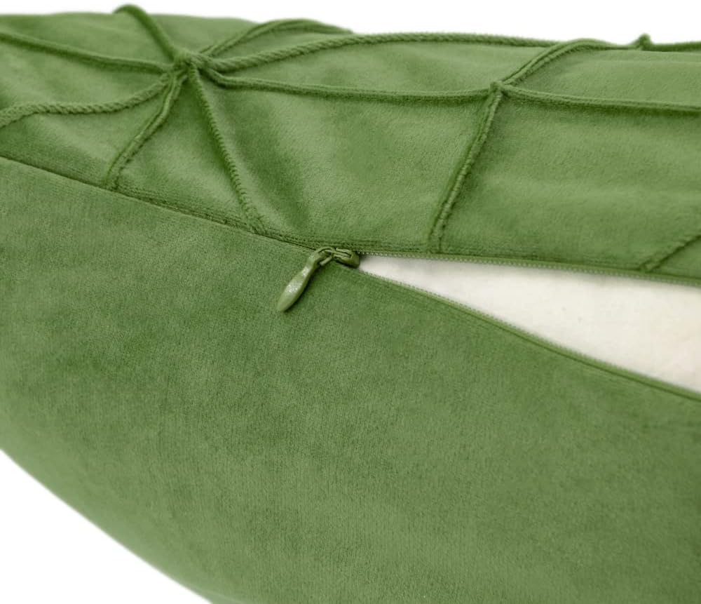 VG|green|Velvet Pillow Cover