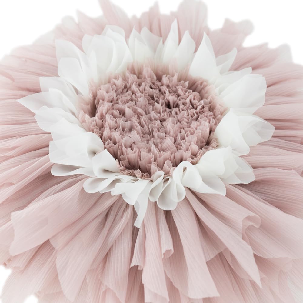 VG|rosegold|Decorative 3D Flower Shaped Throw Pillow