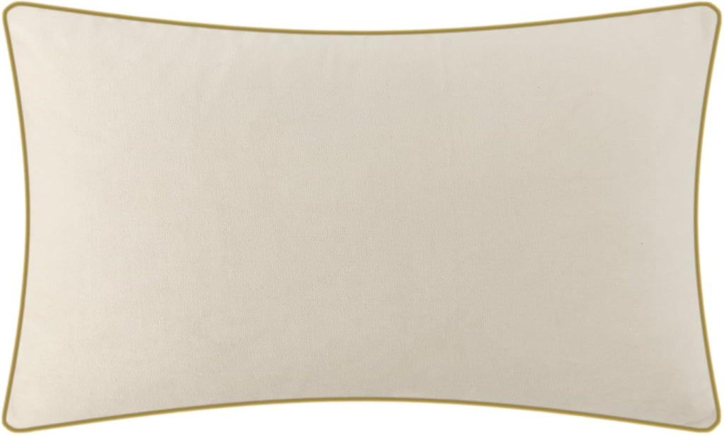 VG|creamy-white|Leopard Print Throw Pillow Cover Decorative Velvet Cushion with Gold Foil Printing for Bed Couch Chair Car