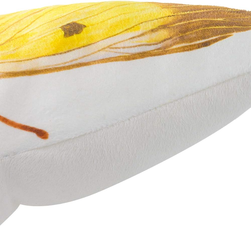 VG|light-yellow|3D Butterfly Throw Pillow, Hot Pink