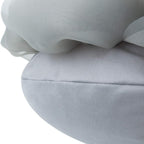 VG|gray|3D Flower Throw Pillow Cover