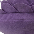 VG|purple|Handmade 3D Flower Throw Pillow Round Cushion