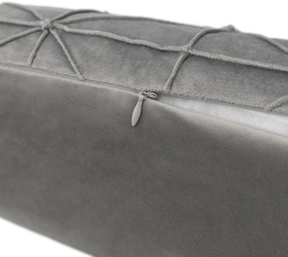 VG|light-gray|Velvet Pillow Cover