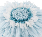 VG|blue|Decorative 3D Flower Shaped Throw Pillow
