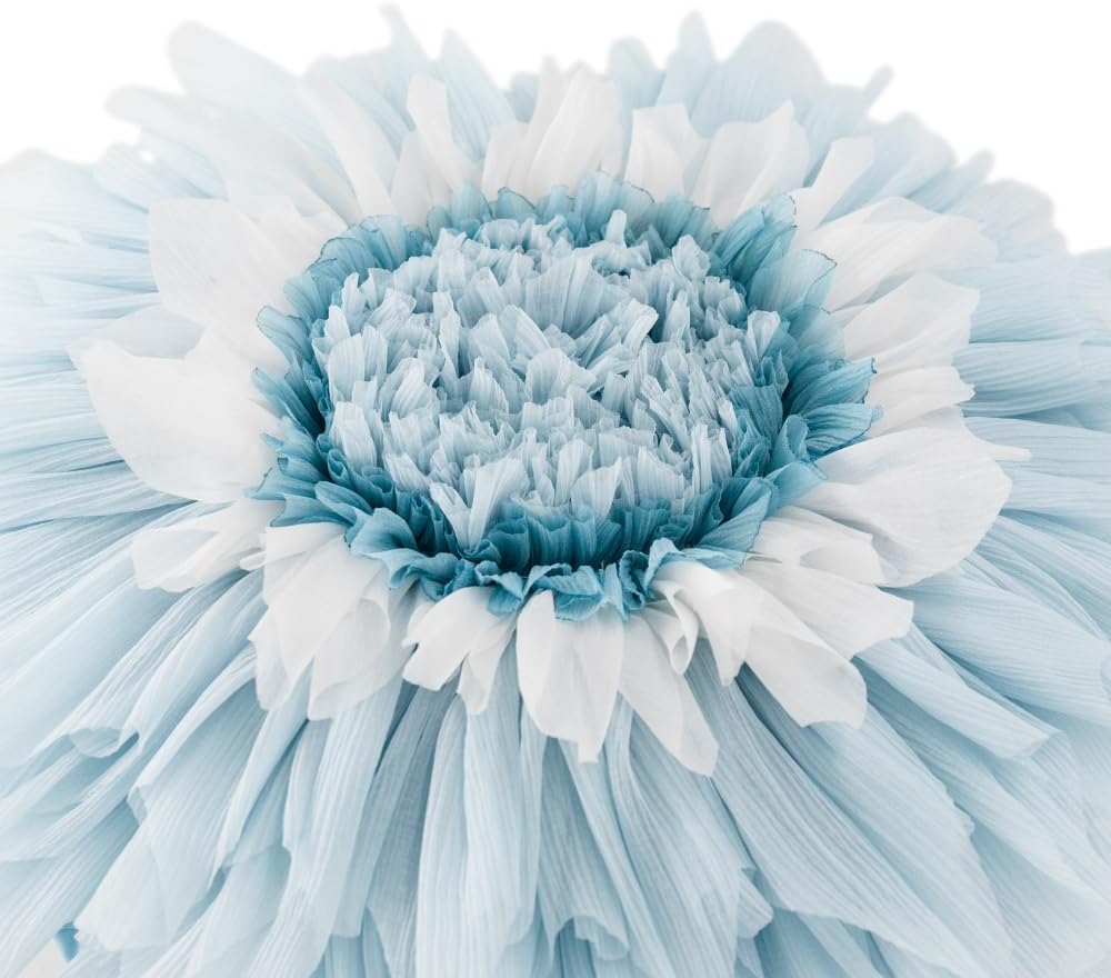 VG|blue|Decorative 3D Flower Shaped Throw Pillow
