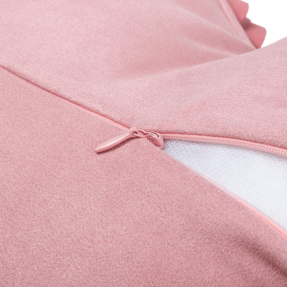 VG|dusty-pink|Heart Flower Throw Pillow Covers