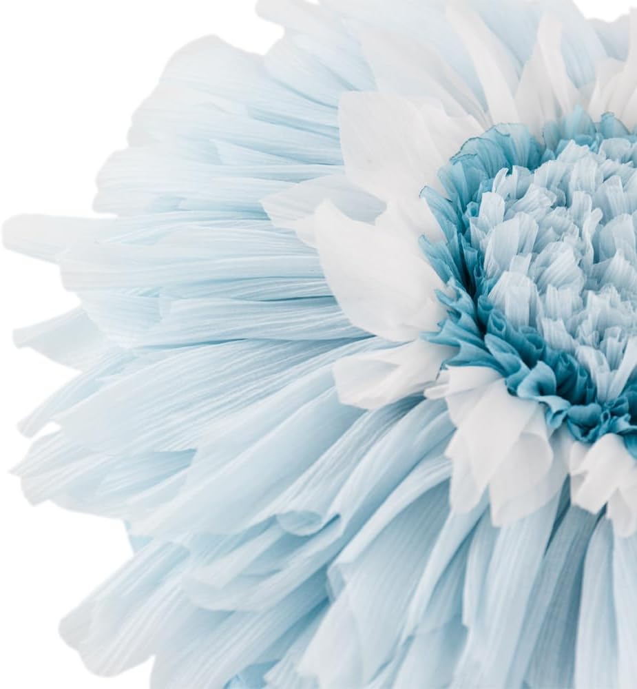 VG|blue|Decorative 3D Flower Shaped Throw Pillow