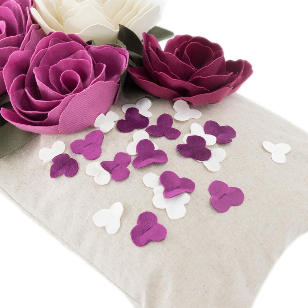 3D Flower Throw Pillow Cover