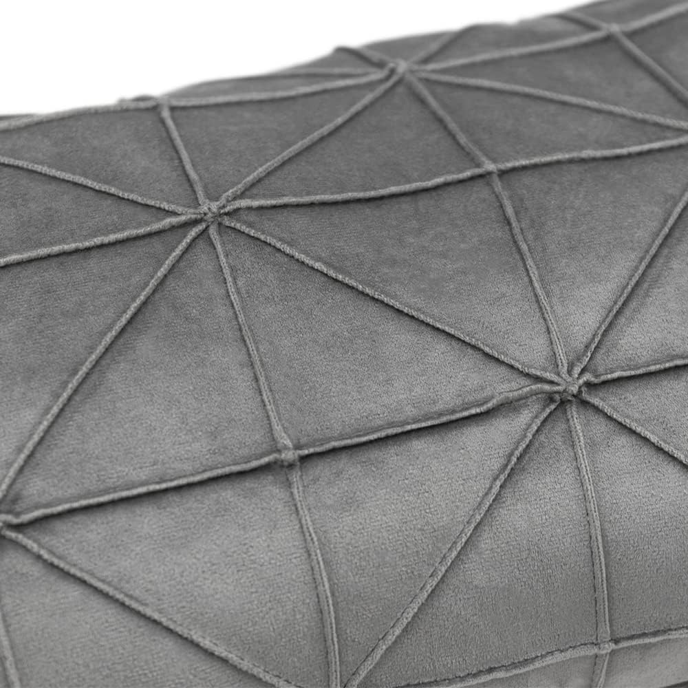 VG|light-gray|Velvet Pillow Cover