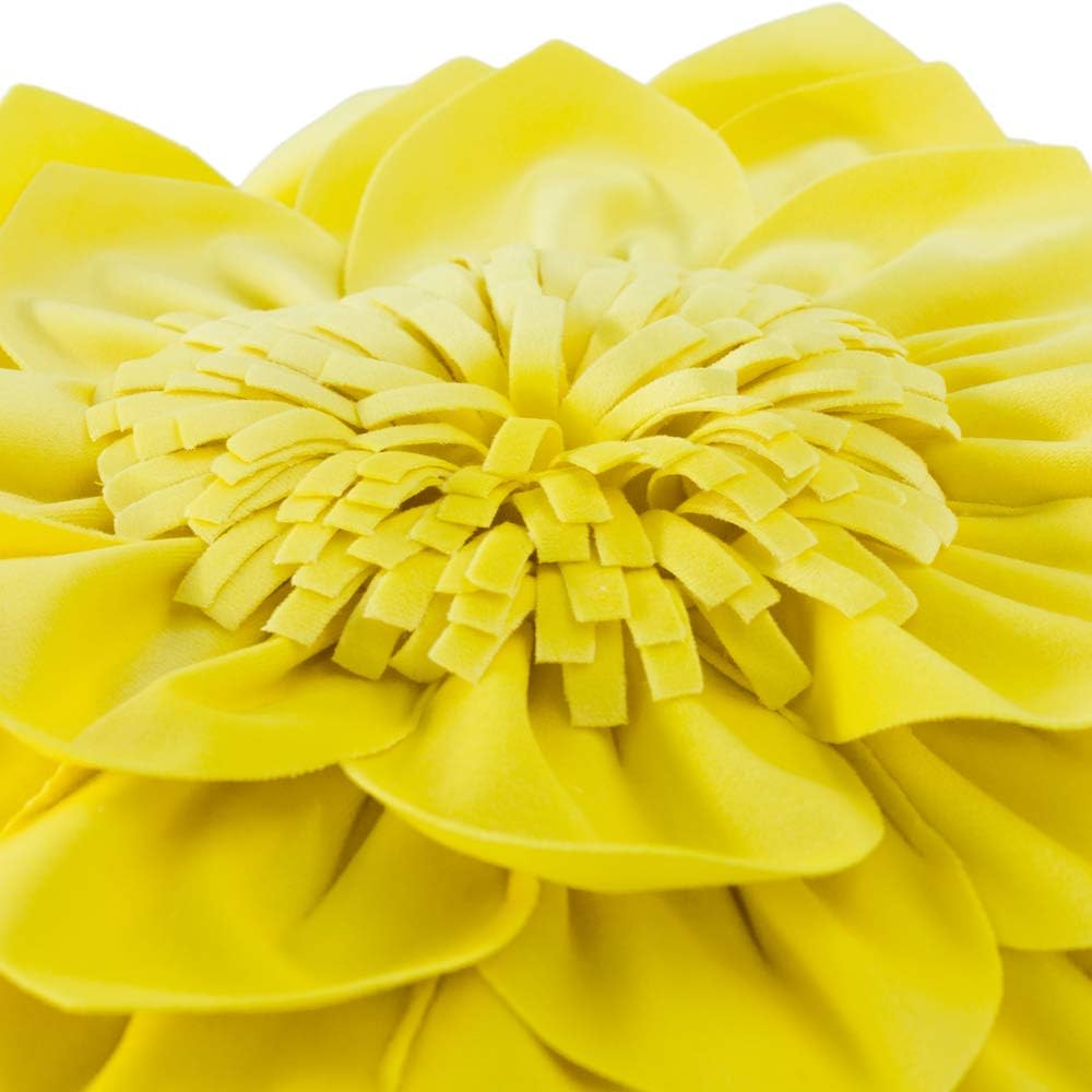 VG|egg-yellow|3D Flower Throw Pillow Covers