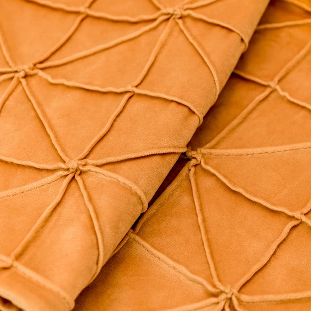 VG|yellow|Velvet Pillow Cover