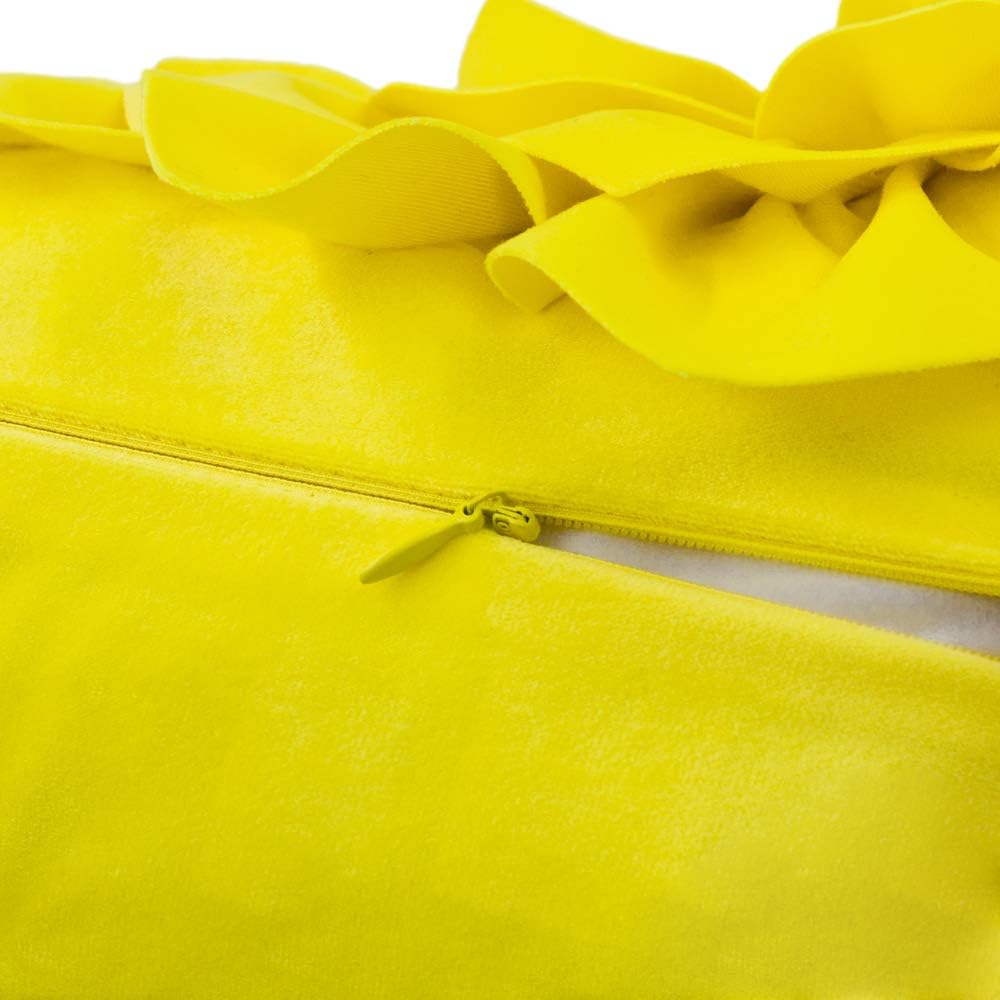 VG|egg-yellow|3D Flower Throw Pillow Covers