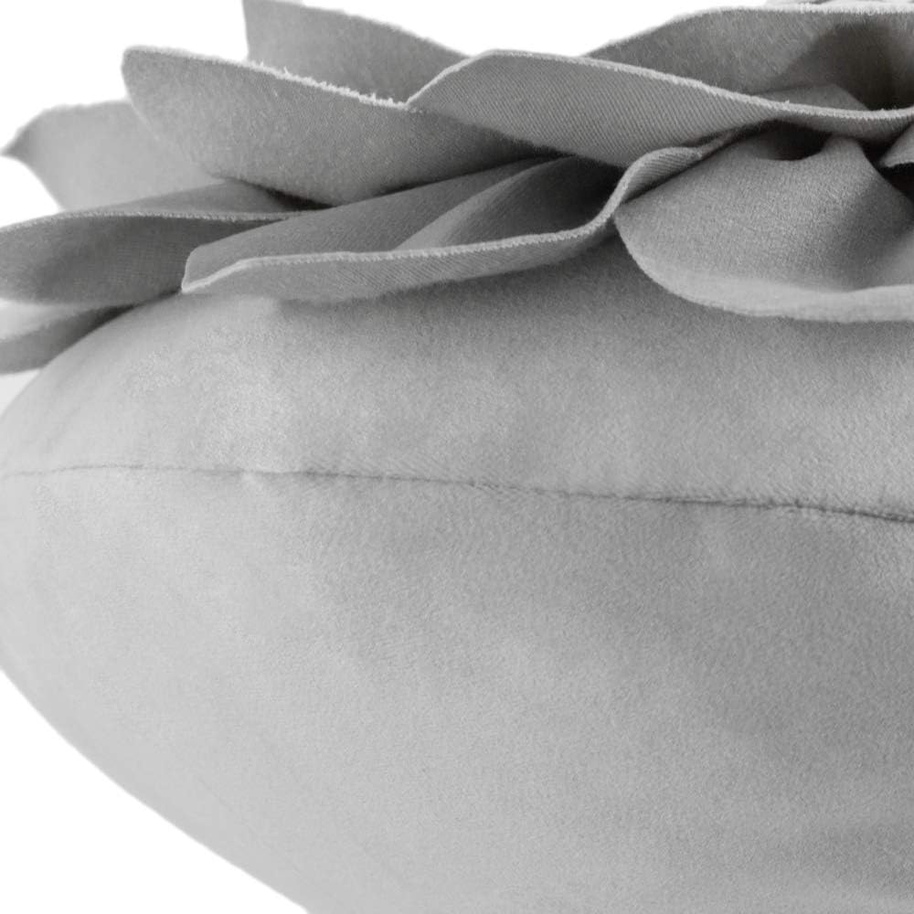 VG|grey|Decorative Throw Pillow with Insert
