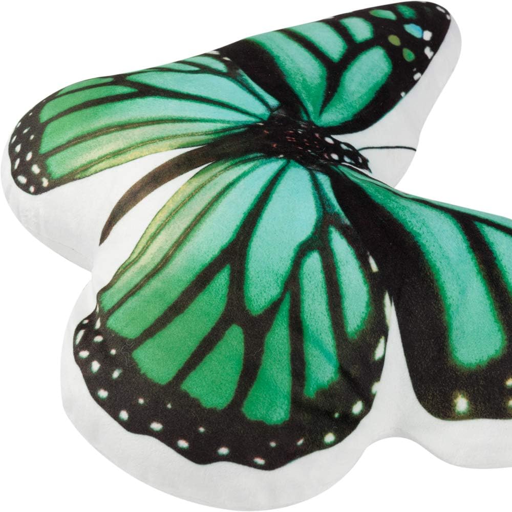 VG|green-butterfly|3D Butterfly Throw Pillow, Hot Pink