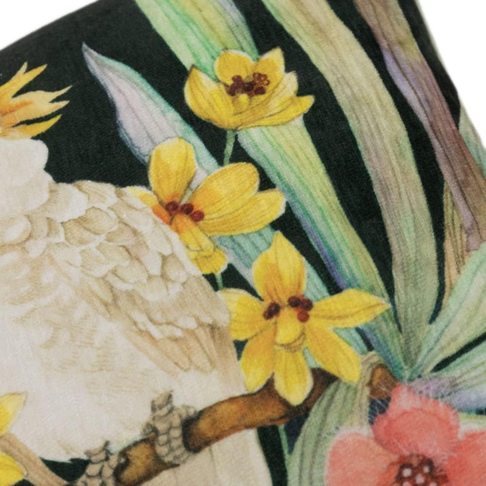 VG|dark-green|Parrot Throw Pillow Cover Soft Pillow Case Decorative Cushion Cover for Sofa Couch Chair Bed Living Room
