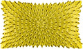VG|yellow|3D Flower Throw Pillow Cover, Velvet, Light Grey