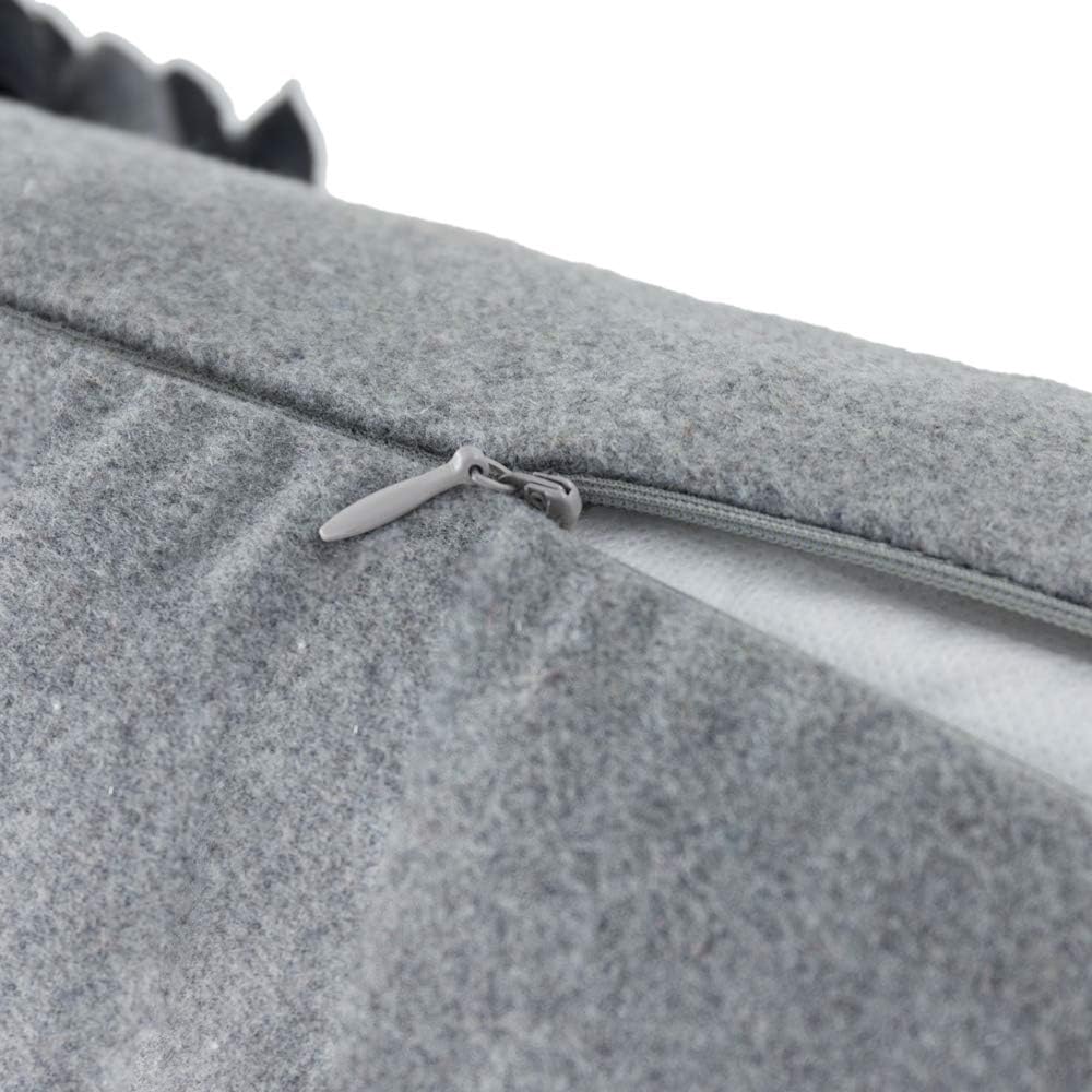 VG|gray|Decorative Throw Pillow Covers Cute Hedgehogs Accent Cushion Covers Cases Pillowcases for Sofa Couch Bed Home Decor