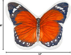 VG|z-neck-orange|3D Butterfly Throw Pillow, Hot Pink